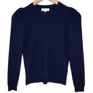 Milly Minis Pullover Ribbed Knit Bubble Cuff Sleeve Detailed Sweater Size 12